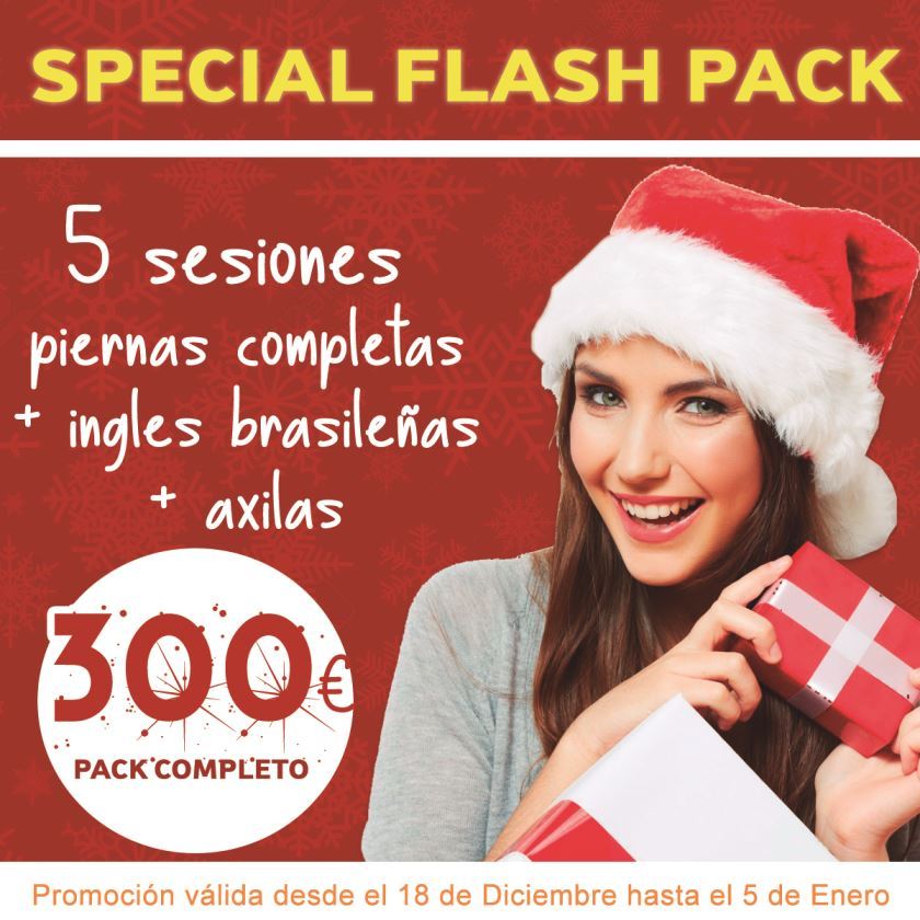 special flash pack woman